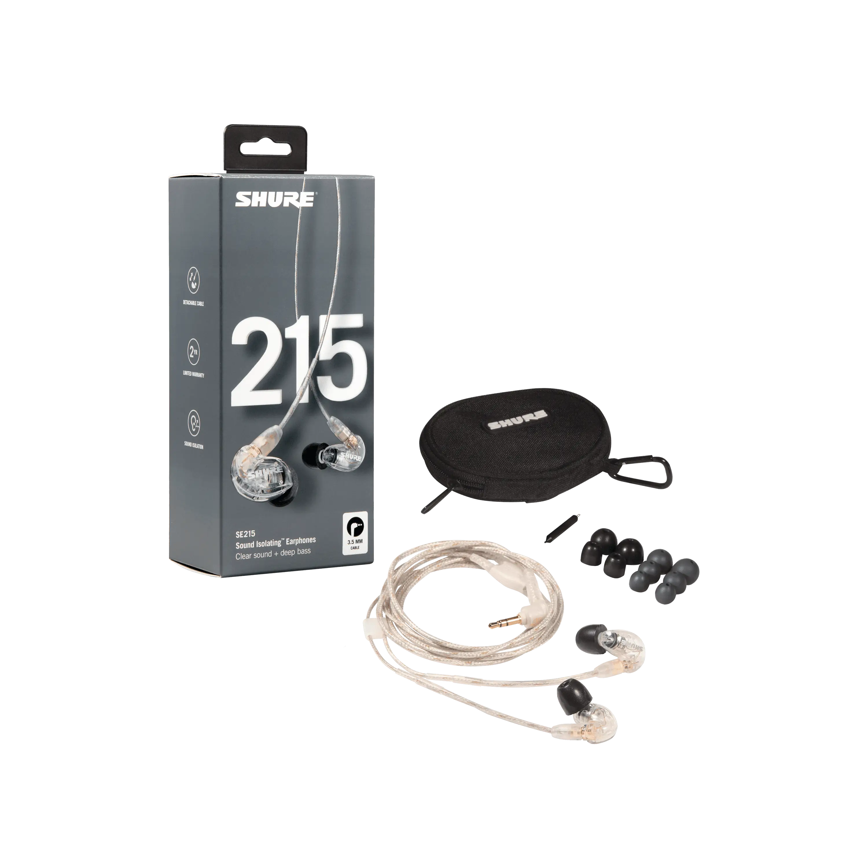 Shure SE215-CL In Ear Monitor