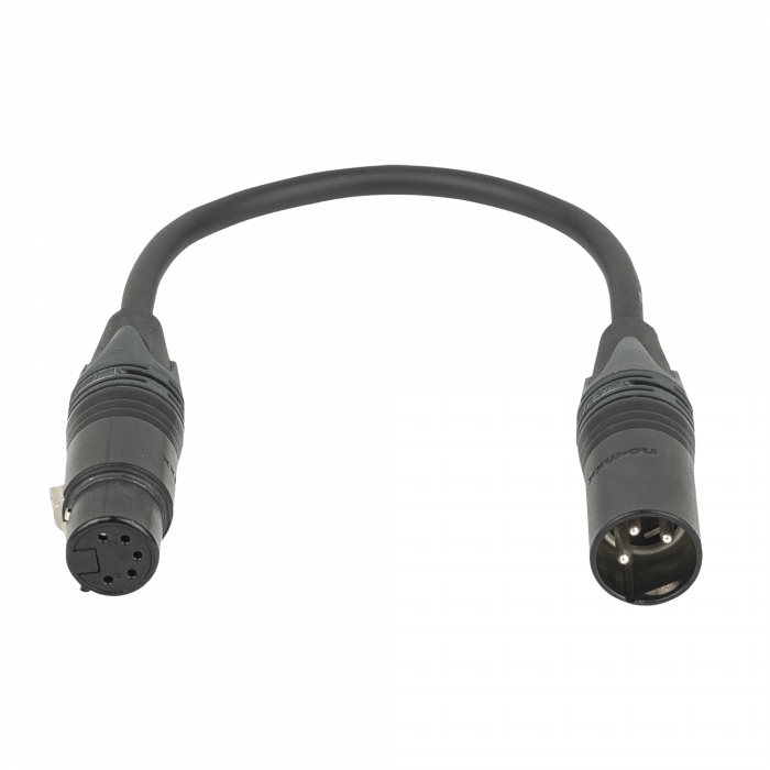 XLR 3p -> DMX 5p - 0,2m