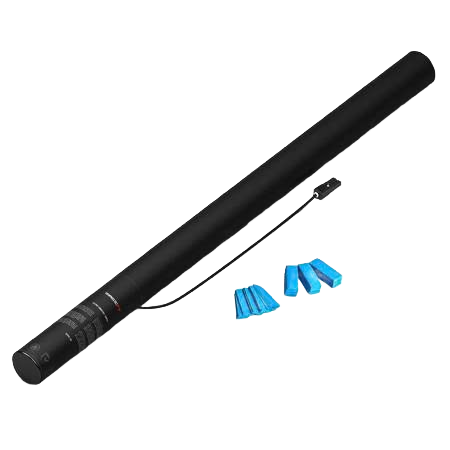 MagicFX Electric Cannon 80cm -> Light Blue Confetti