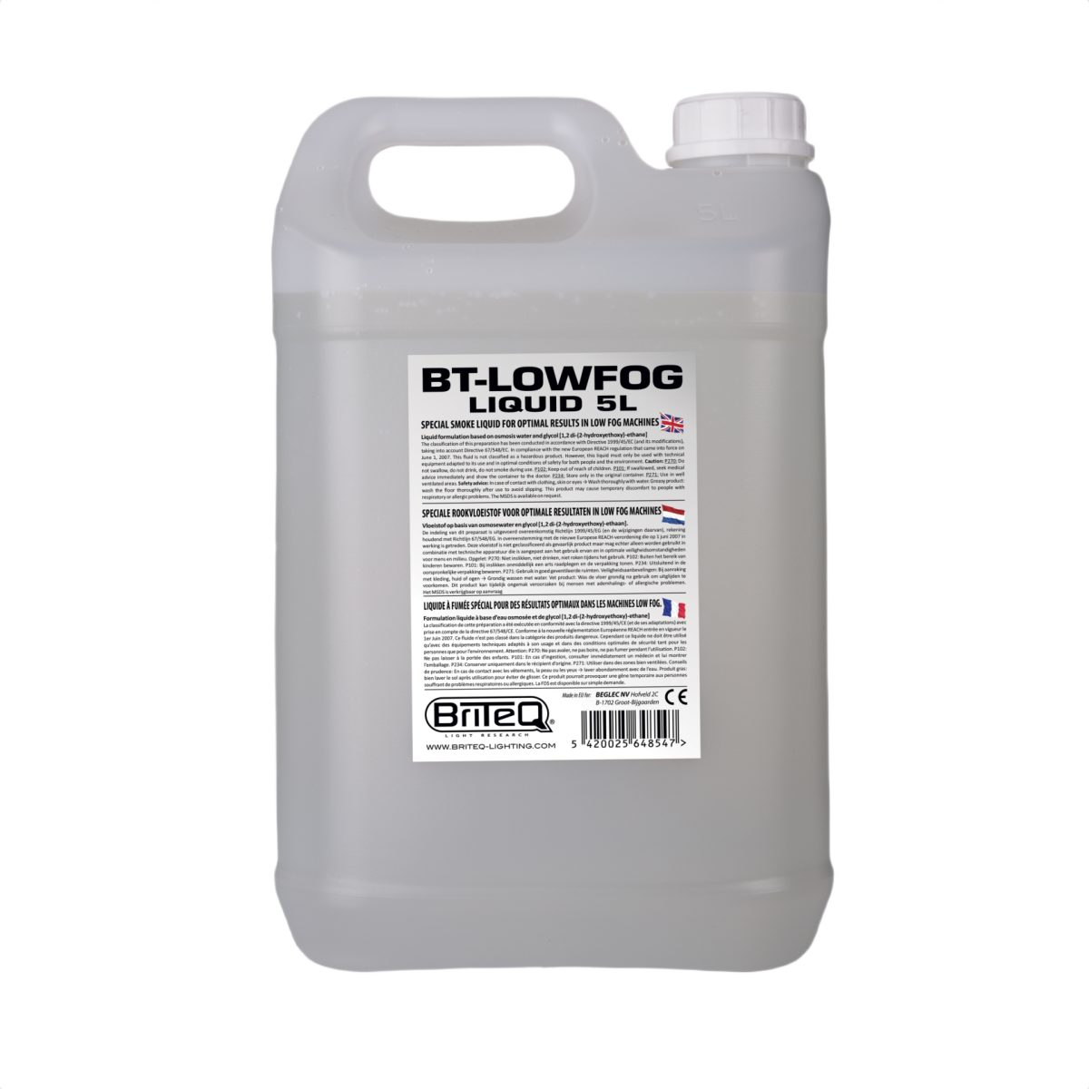 Briteq BT-Lowfog Vloeistof 5L