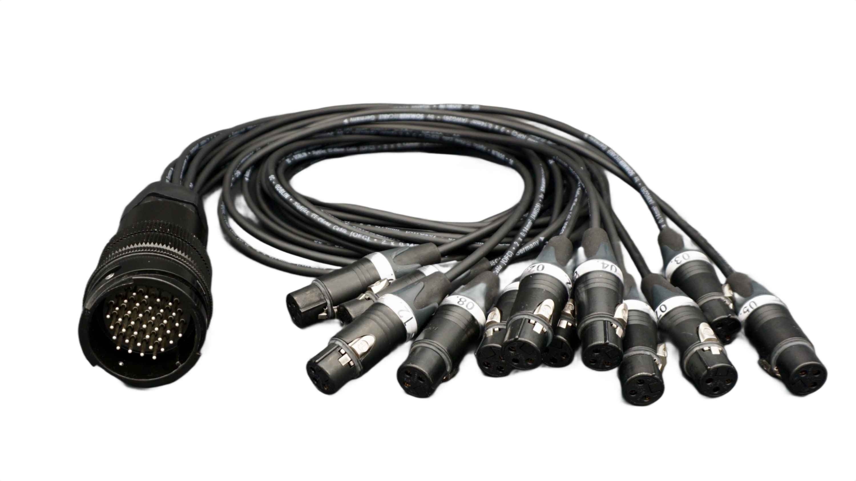 LK37 - 12x XLR Female Spinner -  5m
