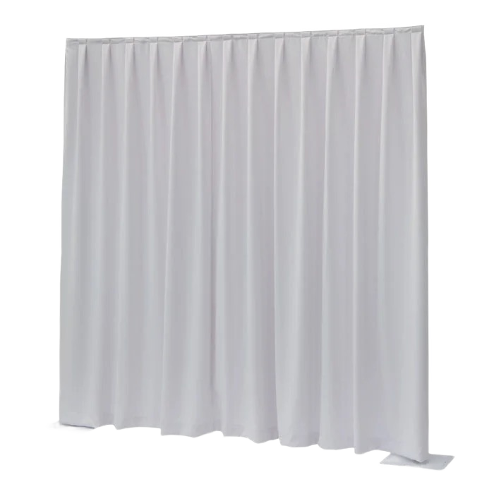 Wentex Pipe&Drape White Curtain 300x300cm