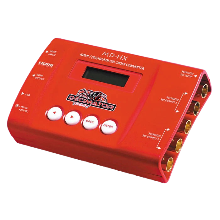 Decimator Design Cross Converter MD-HX - HDMI / SDI 