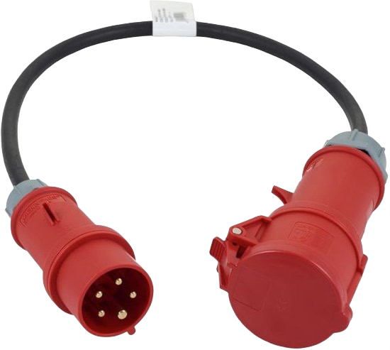 3 fasen 16A CEE red 20m (5x 2,5mm2)