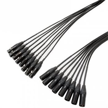 XLR snake | 8-weg | 1m