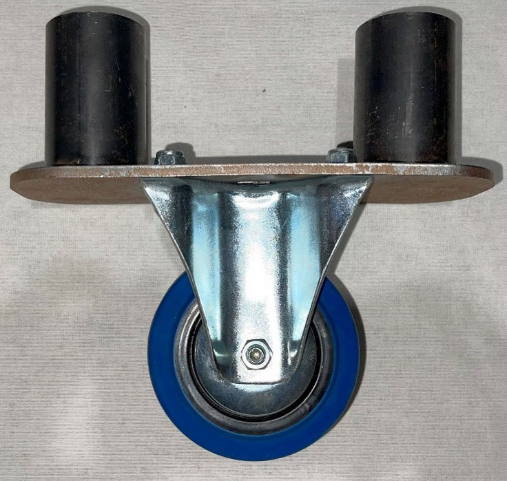 SEM - rolling riser poot met bokwiel - dubbel - 15 cm