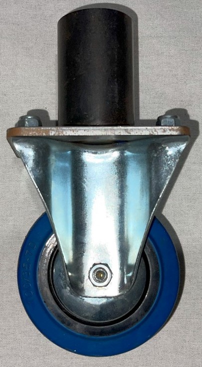 SEM - rolling riser poot met bokwiel - enkel - 15 cm