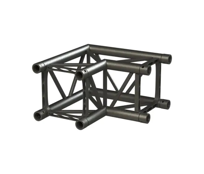 Sixty82 Truss TPM29S - Zwart - C203 2-weg 90°