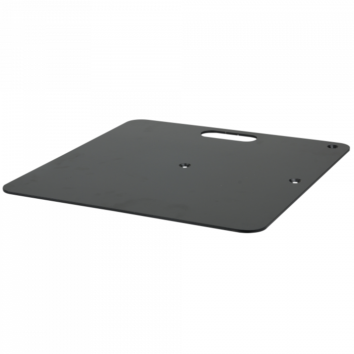 Wentex pipe & drape baseplate 8kg | zwart | 45x45cm