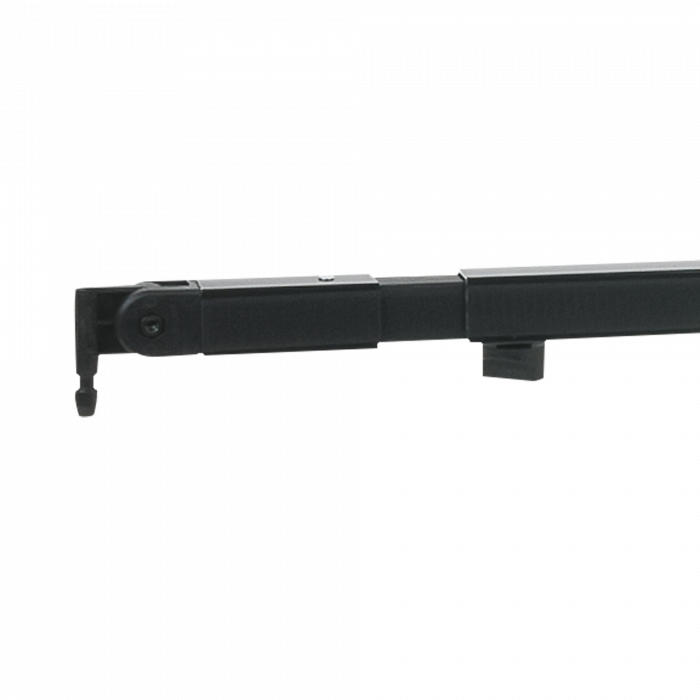Wentex pipe & drape ligger | zwart | 120>180cm