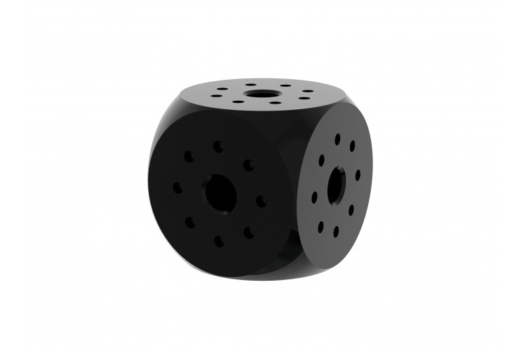 Sixty82 Cube 50x50 Model M | Zwart
