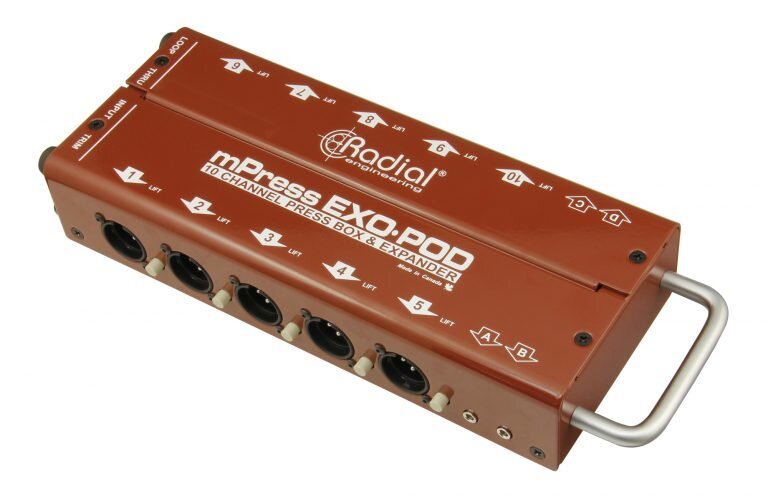 Radial Exo-Pod Press box - 10ch line splitter