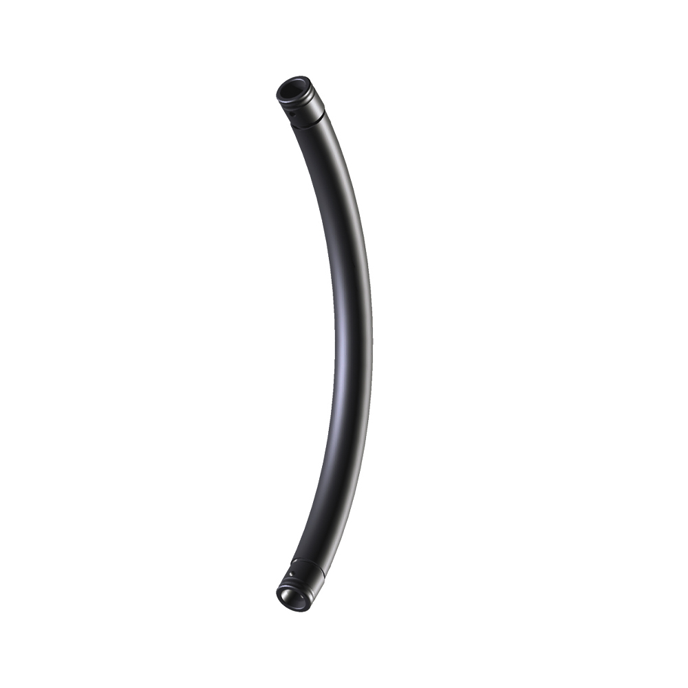 Sixty82 CCS6 Buis | Zwart | 50mm | 1/4 cirkeldeel 1.20m