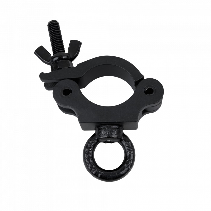 Halfcoupler zwart - 30mm + oog 230kg