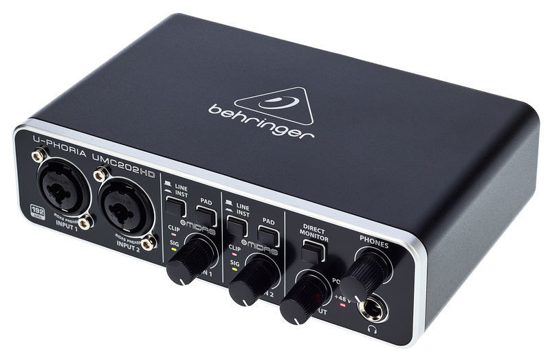 Behringer U-PHORIA UMC202HD USB-audio interface