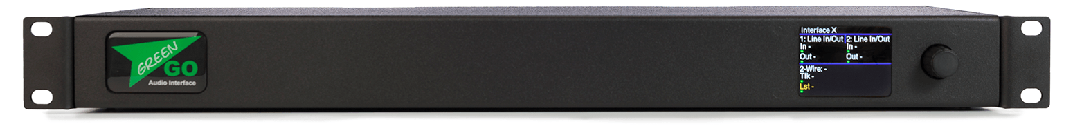 Green-GO Audio InterfaceX 2x 4-wire and 1x 2-wire