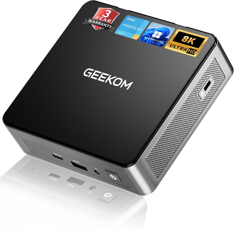 GEEKOM Mini-PC  3.4 GHz 16 GB RAM 512 GB SSD 