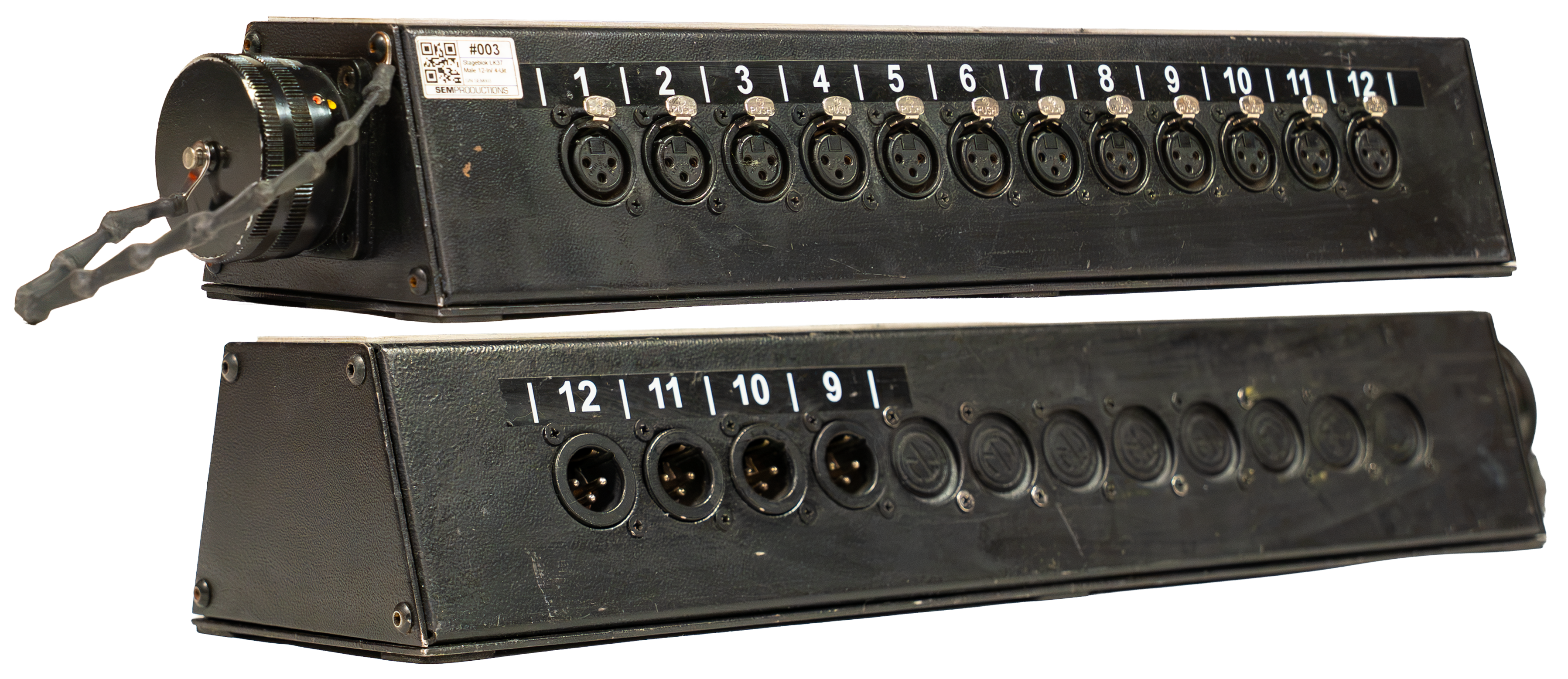 Stageblok LK37 Male | 12-In/ 4-Uit