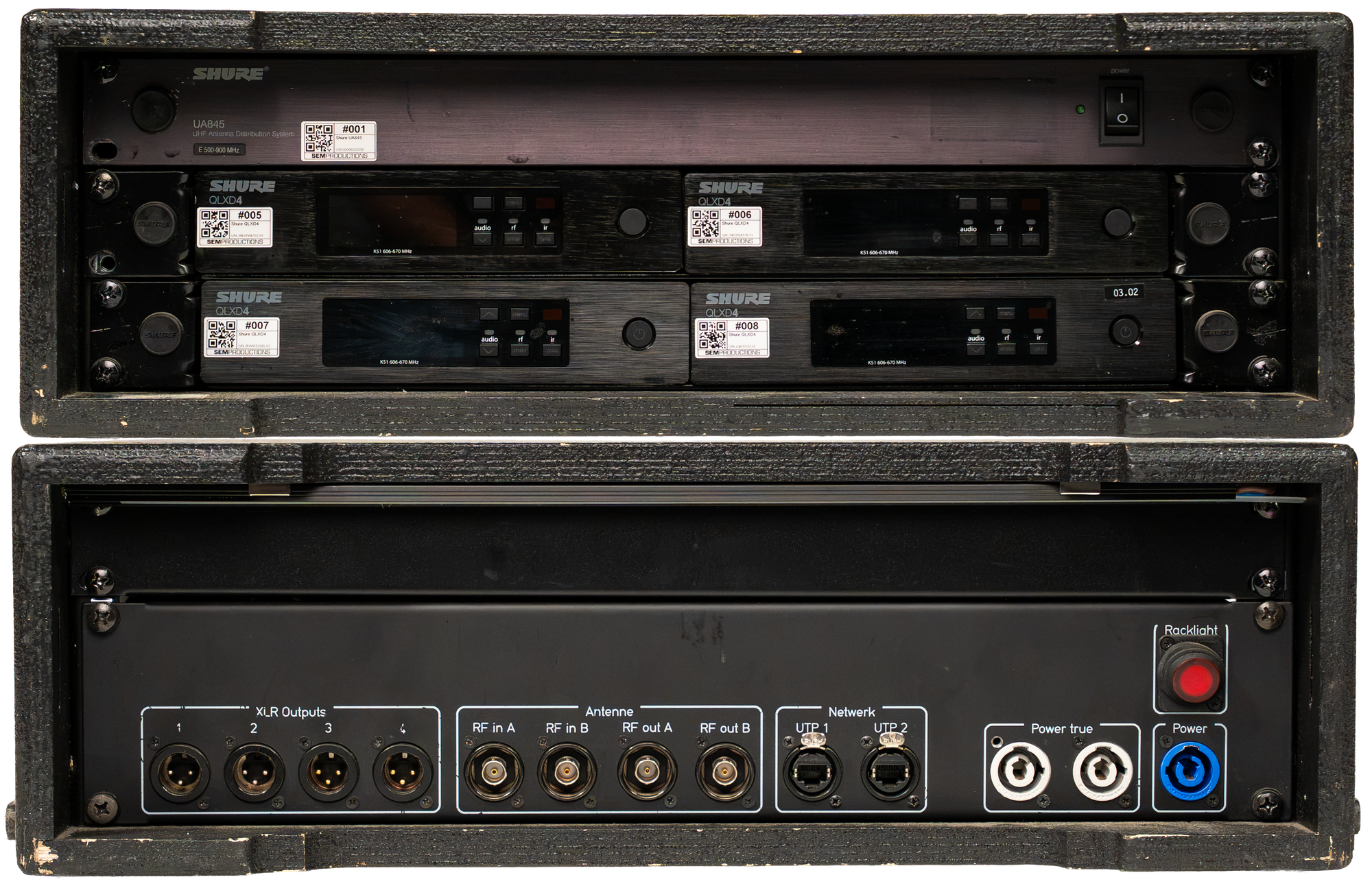 Shure zender-rack 4x QLXD K51 [4MU]