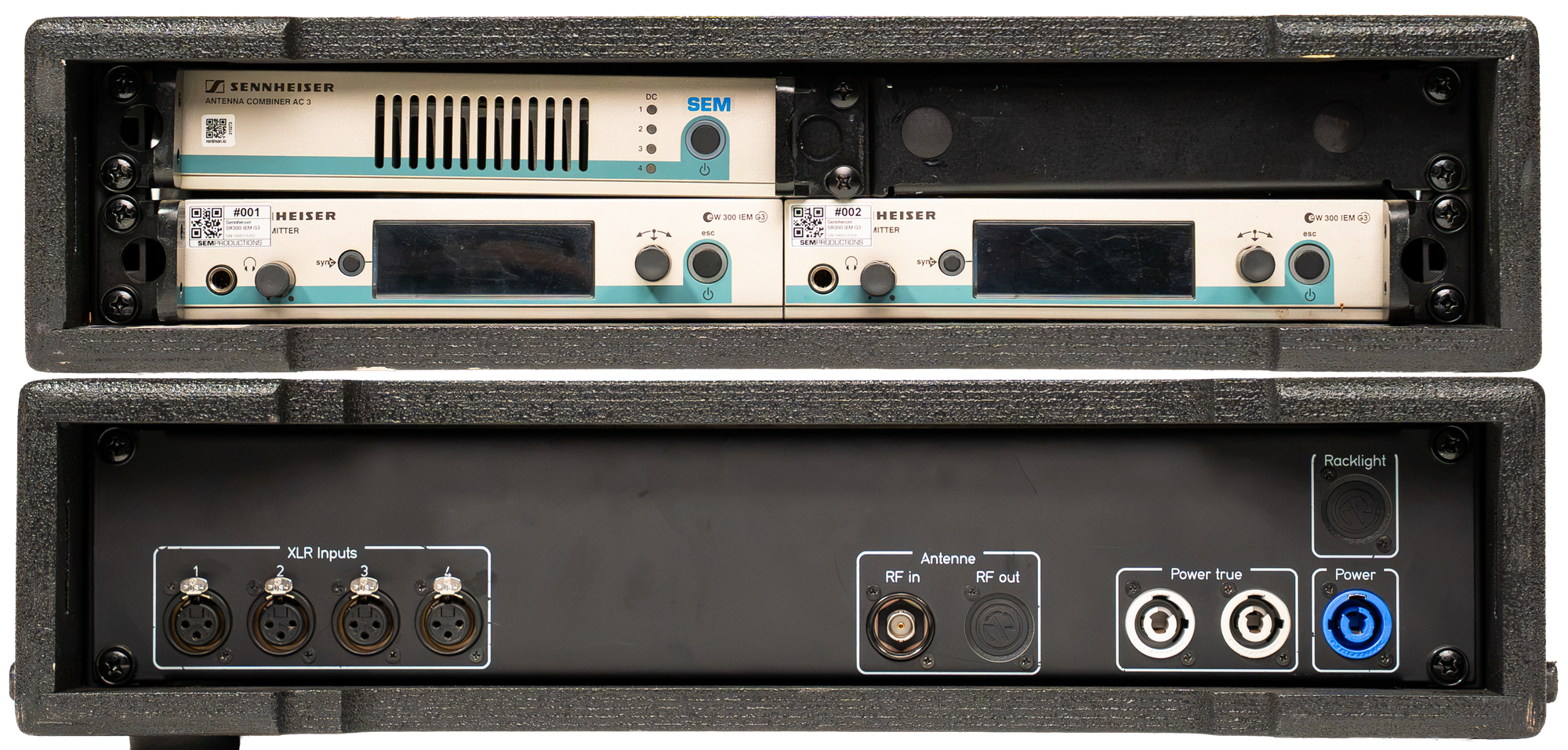 Sennheiser In-Ear rack - 2x IEM G3 [3MU]