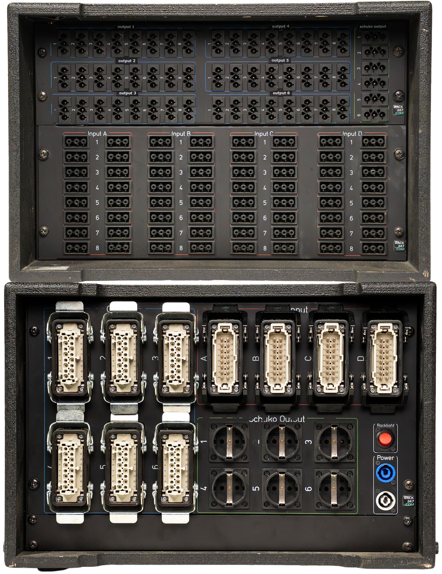 Wieland Patchveld 32x Wieland/4H in/6H uit/ 6S uit [8MU]