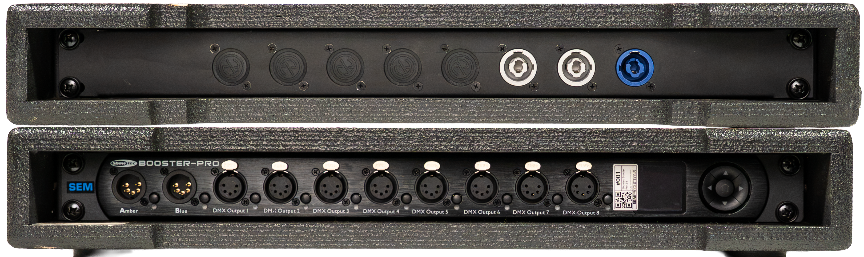 DMX Booster - 1x Showtec Pro 2-8  5P [2MU]