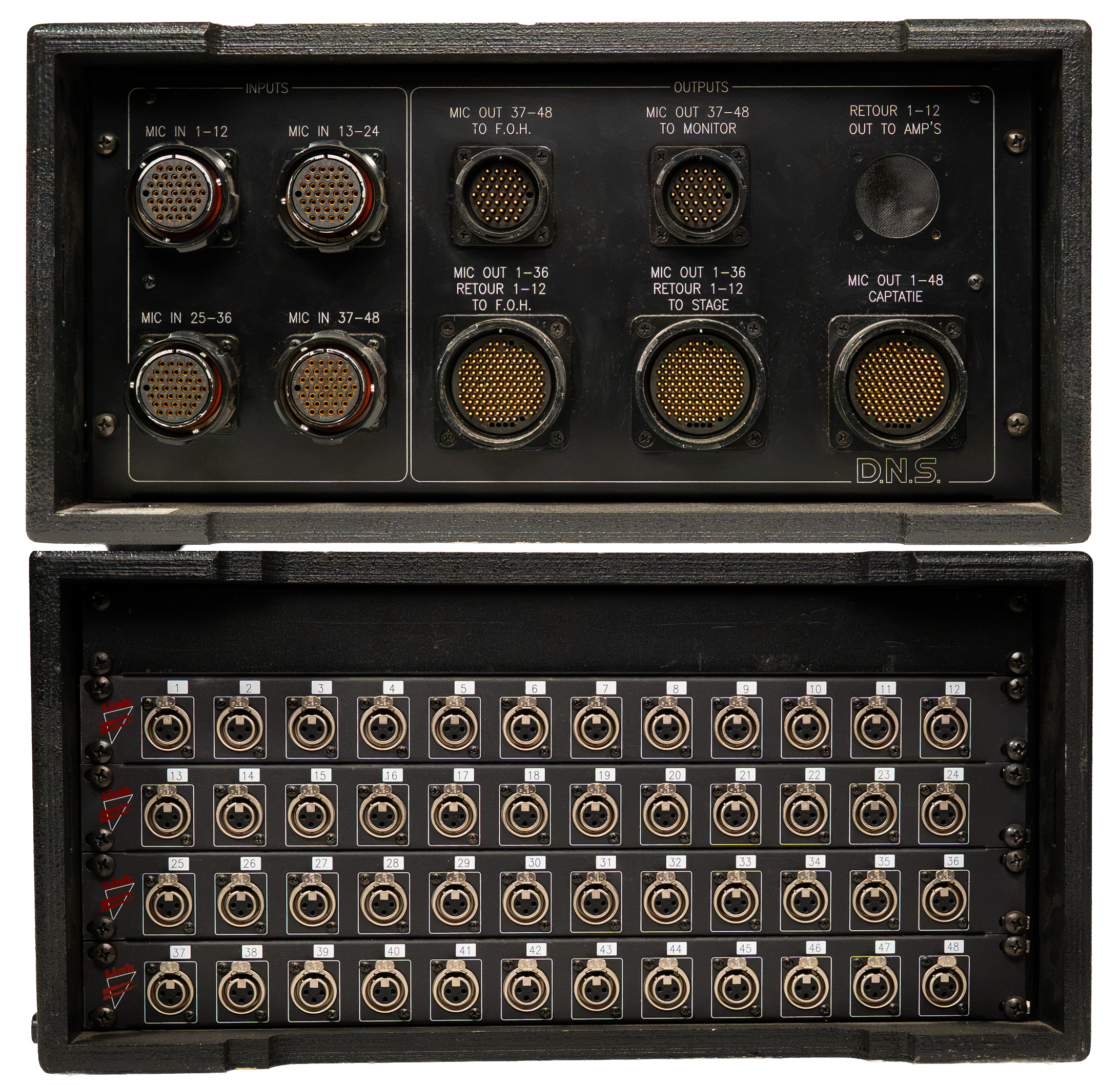 Stageblok 4x LK37 In / 3x LK150M Uit [6MU]