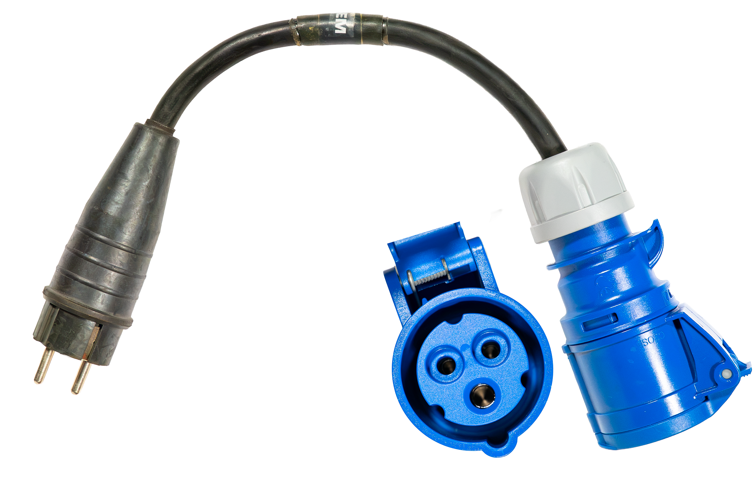 Verloop Schuko Male => CEE 16A/3p Female