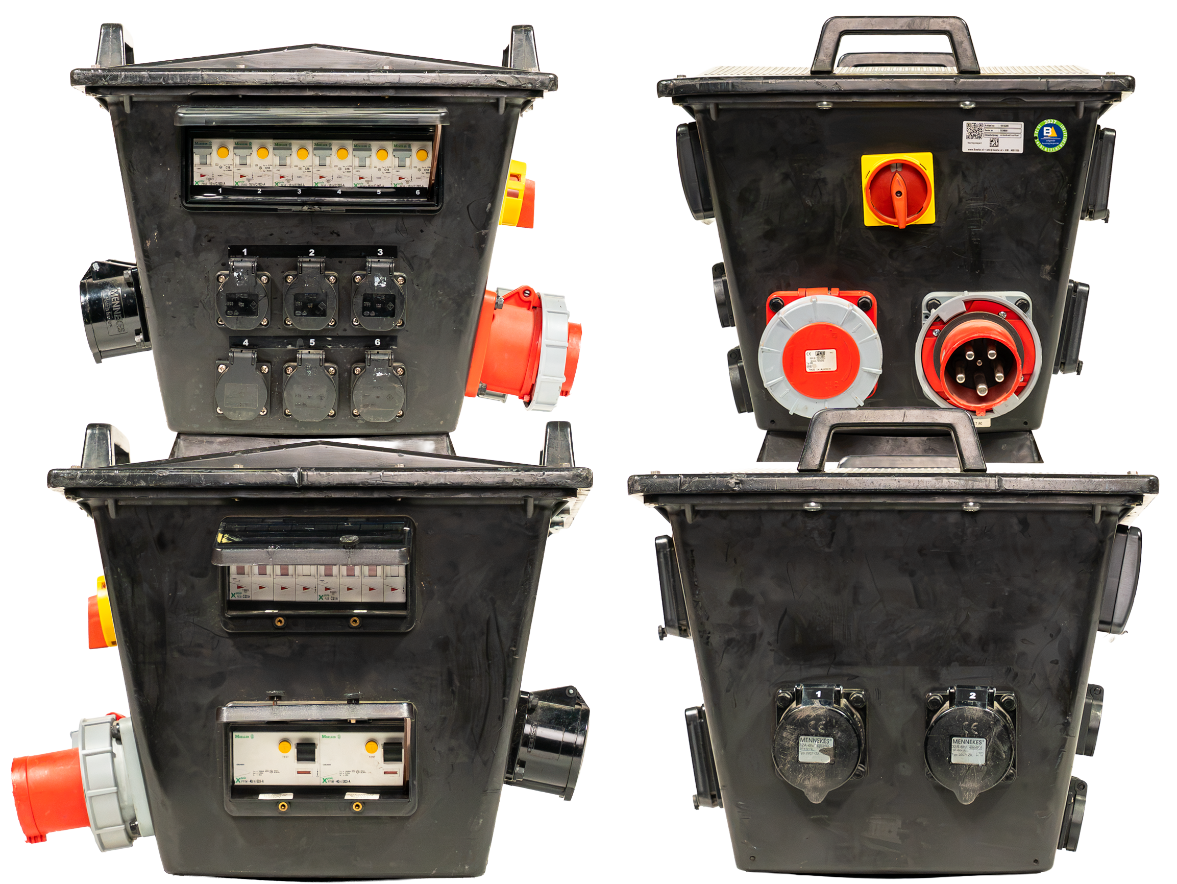 Powerdistro Keraf | 63A => 63A/ 2*32A/ 6*Schuko