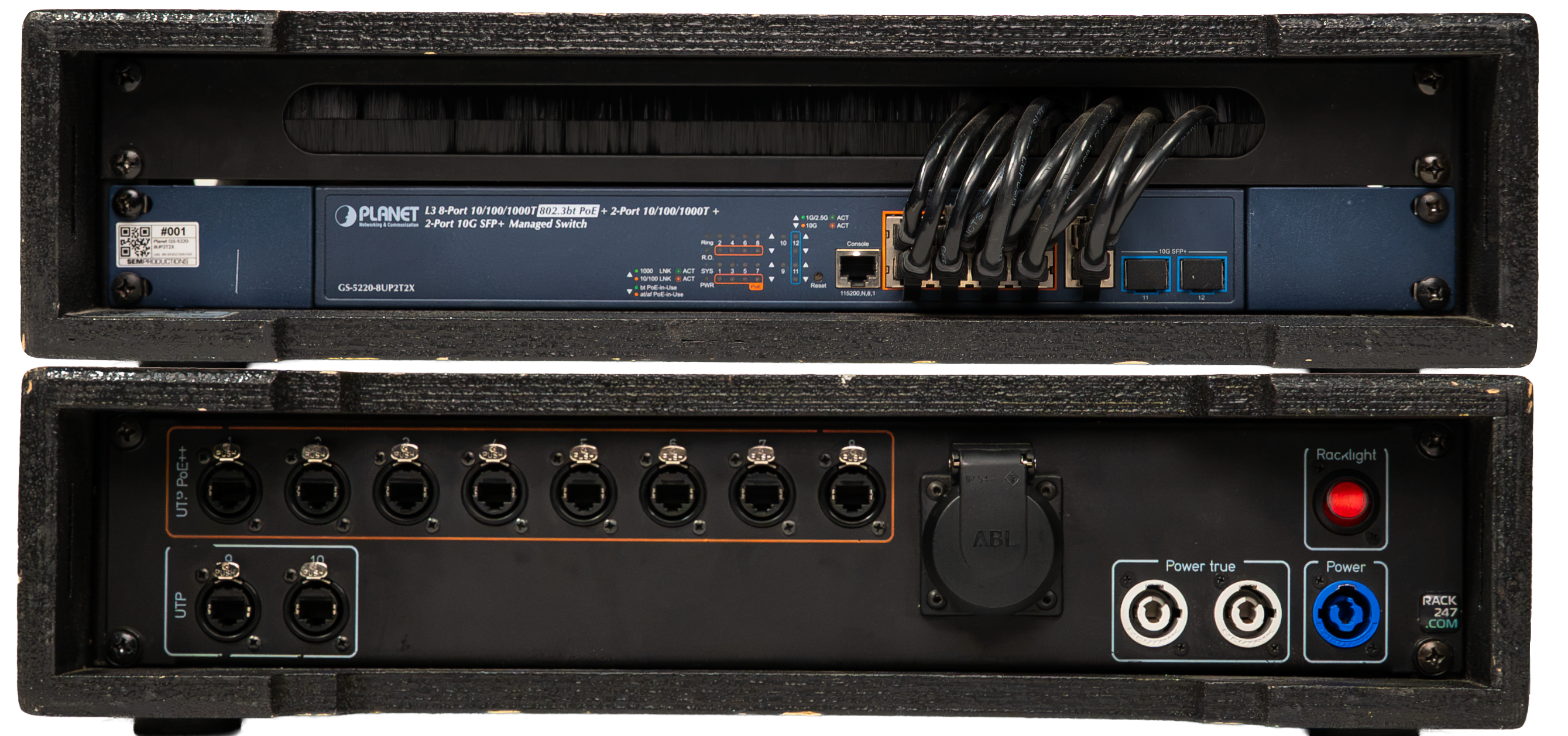 Planet POE++ Switch 8-voudig [3MU]