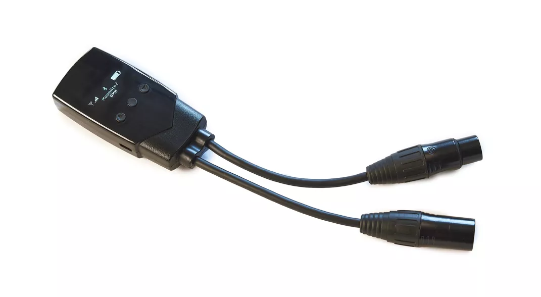 MoonLite 1 or 2, wireless DMX transmitter and receiver