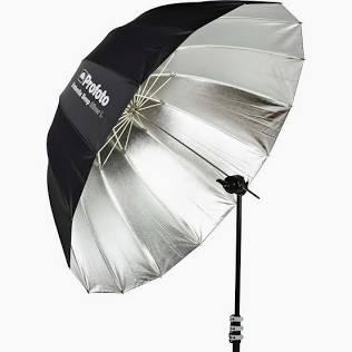 Profoto Schirm "Deep" Silber M 105 cm, inkl Diffusor