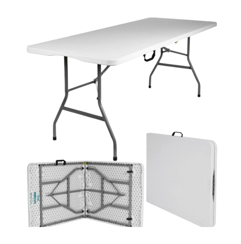 Table rectangulaire plastique (6 personnes)