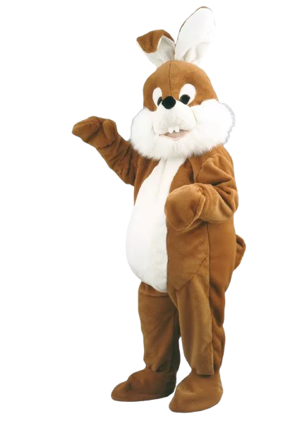 Mascotte lapin Marron - Image 2