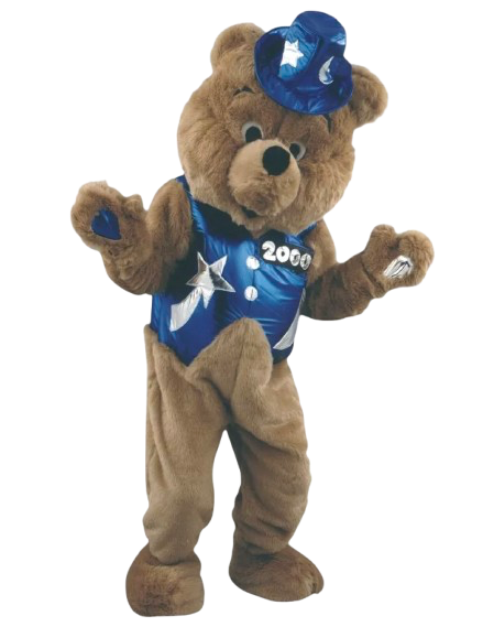 Mascotte ours rêve