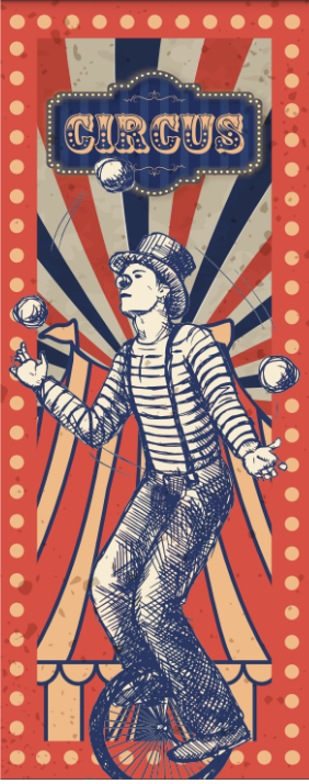 Visuel Cirque 10 - Poteau Jongleur