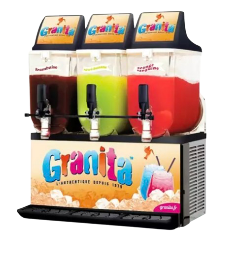 Granita - Machine de 3 bacs de 10l