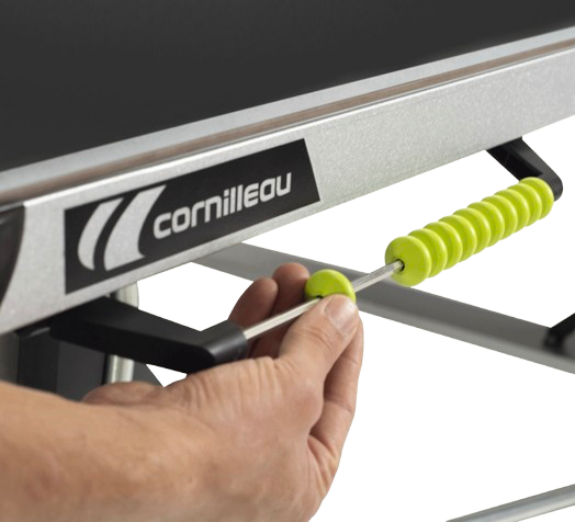 Table de Ping Pong Cornilleau + 4 raquettes + 4 balles - Image 2