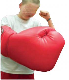Gants de boxe géants