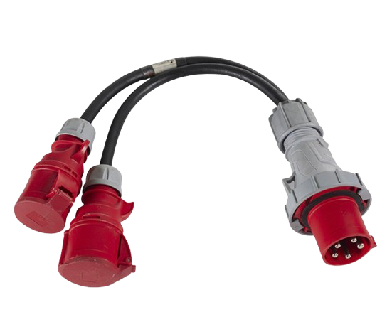 Raccord - 63AT vers 2x32AT, 0,2m