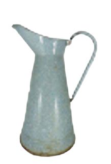 Broc à eau (Métal bleu)