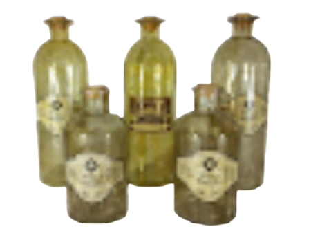 Bouteilles verre ancien