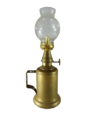 Lampe pétrole laiton