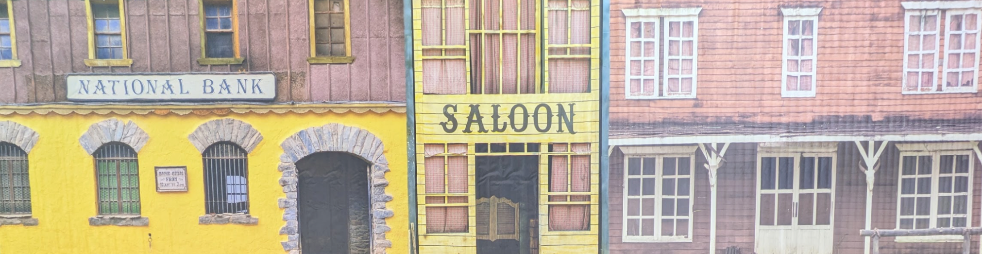 Bâche western saloon