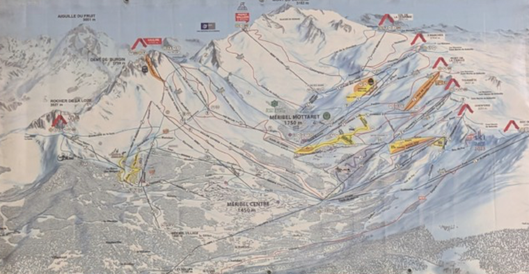 Bâche plan de pistes