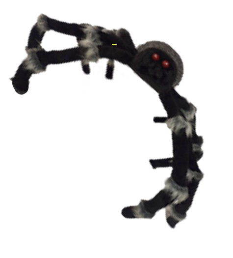 Araignée peluche géante