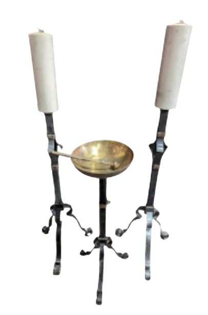 Bénitier & bougeoirs