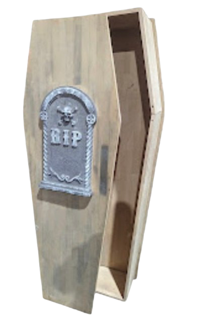 Cercueil bois récent
