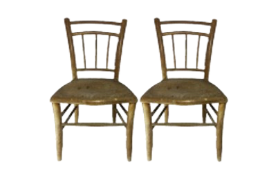 Chaise ancienne bois (x2)