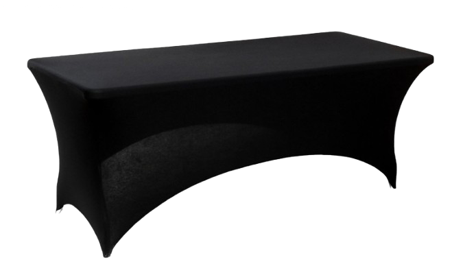 Housse lycra noire 210 Gr pour  "Table 180"